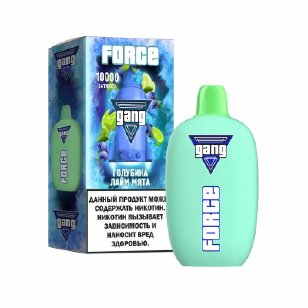 Gang Force 10000 - Голубика Лайм Мята