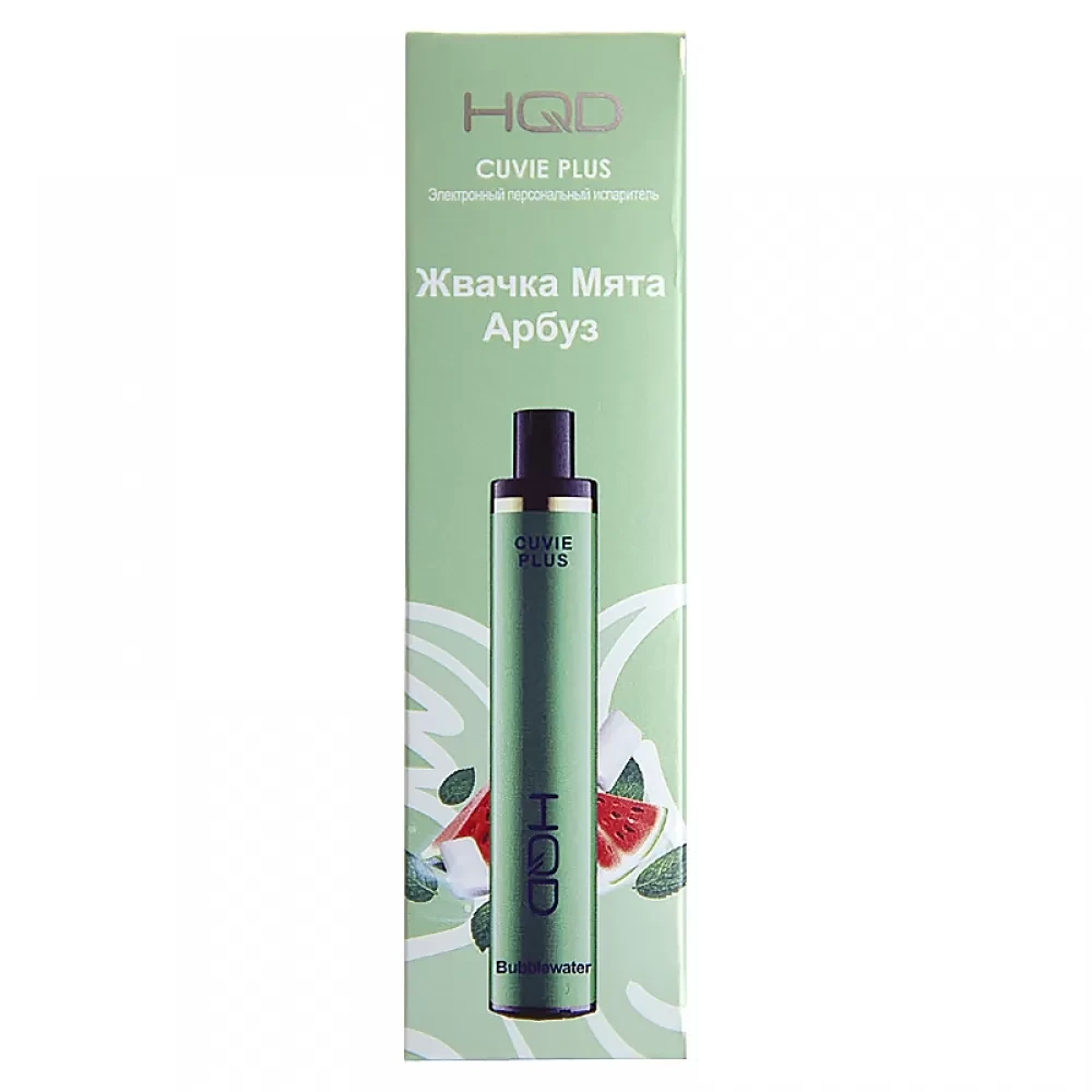 HQD Cuvie Plus - Жвачка, мята, арбуз