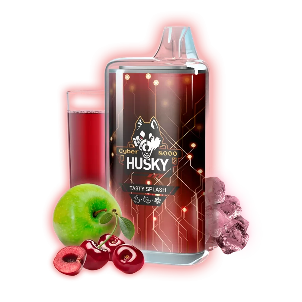 Husky Cyber 8000 - Tasty splash (винешнево-яблочный сок)