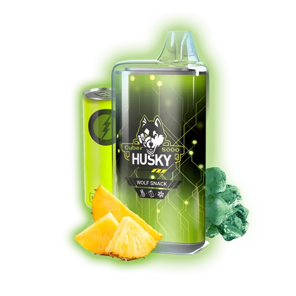Husky Cyber 8000 - Wolf snack (энергетик. ананас)