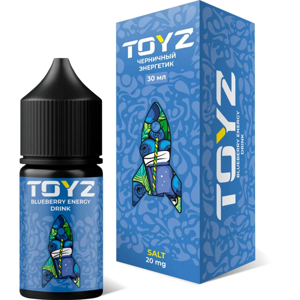 Жидкость Toyz 30 мл. 20 мг. - Blueberry Energy Drink (Черничный Энергетик)