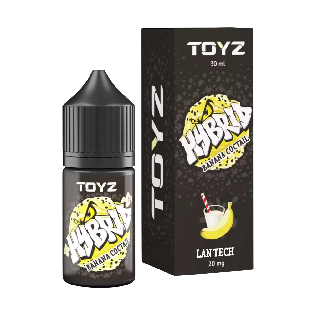 Жидкость Toyz Hybrid 30 мл. 20 мг. - Banana Coctail (Банановый Коктейль)