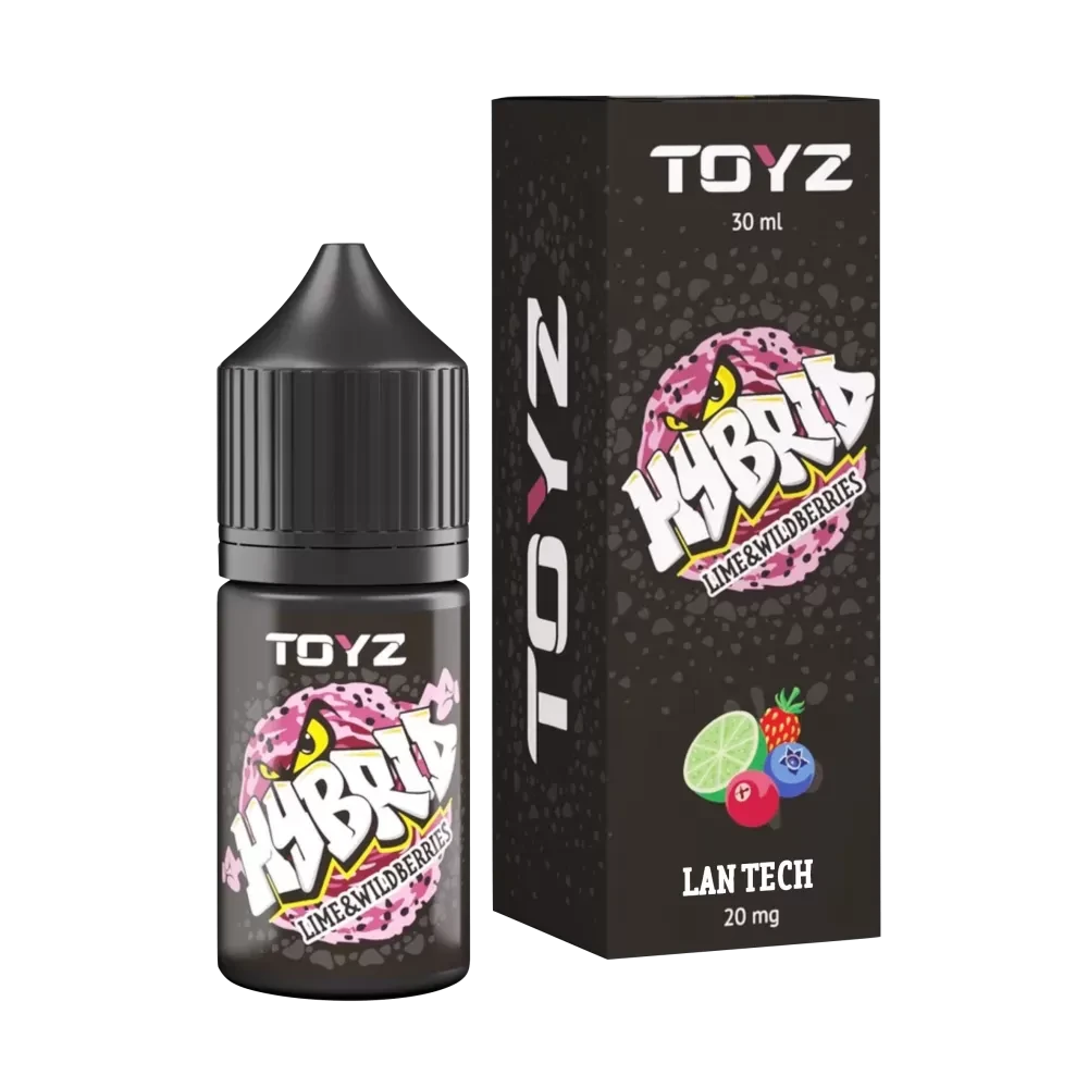 Жидкость Toyz Hybrid 30 мл. 20 мг. - Lime And WildBerries (Лайм и Лесные Ягоды)