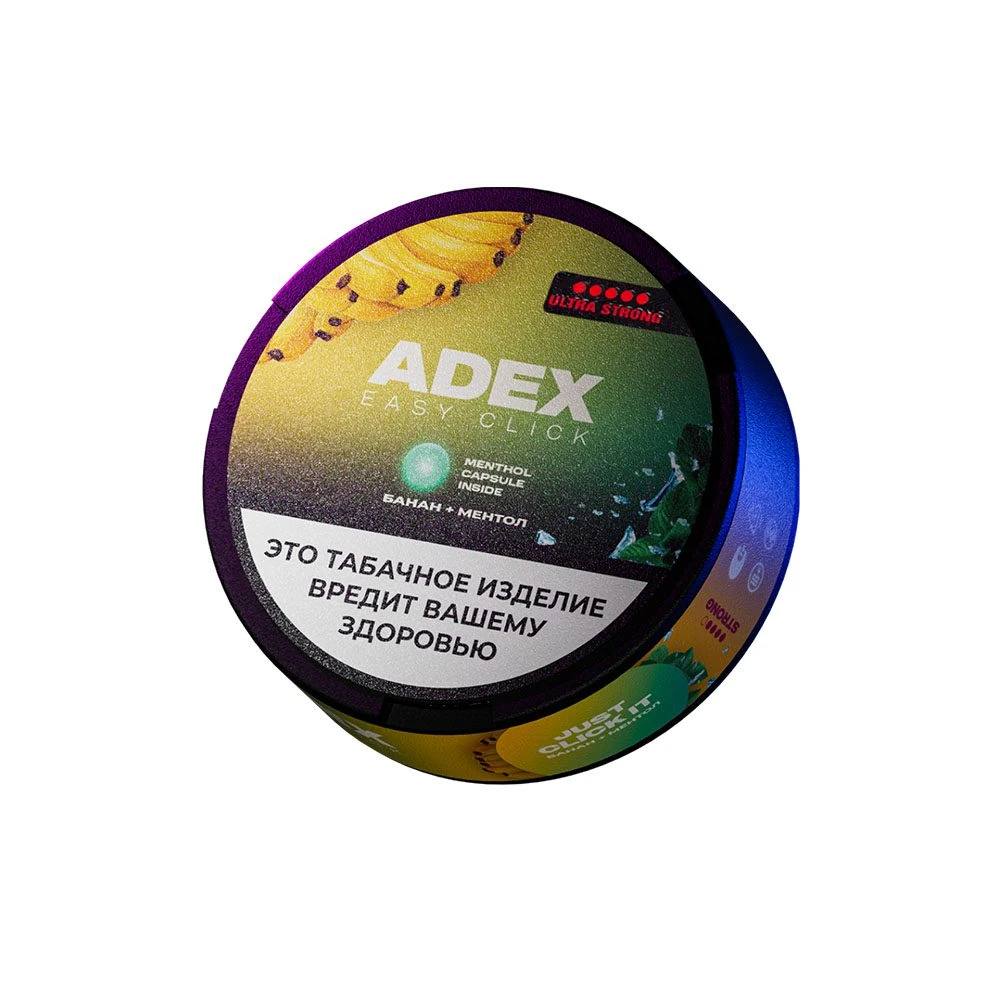 Adex UltraStrong Easy Click 9гр (банан/ментол)
