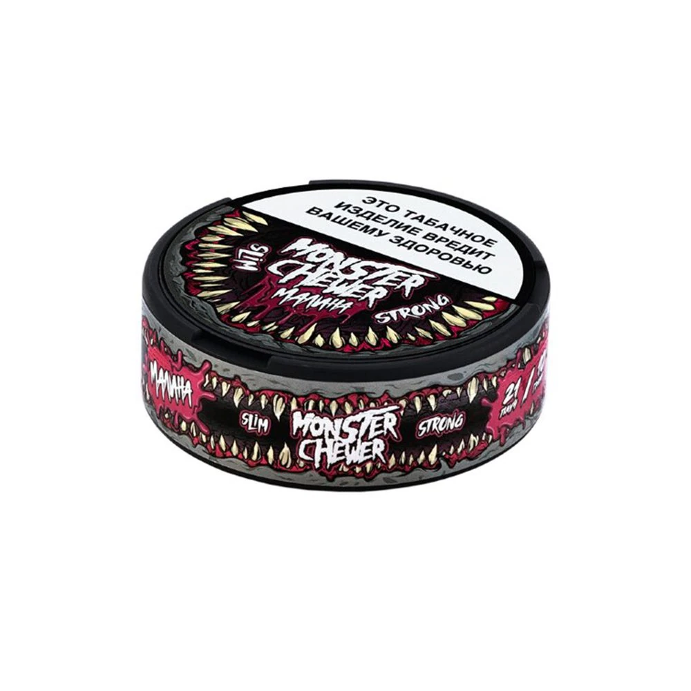 Monster Chewer slim (малина) strong 9гр