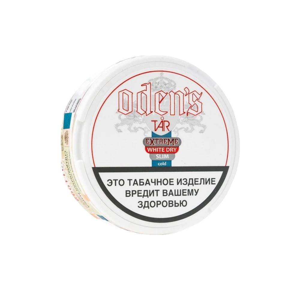 Odens Tar White Dry Slim Double mint 13гр