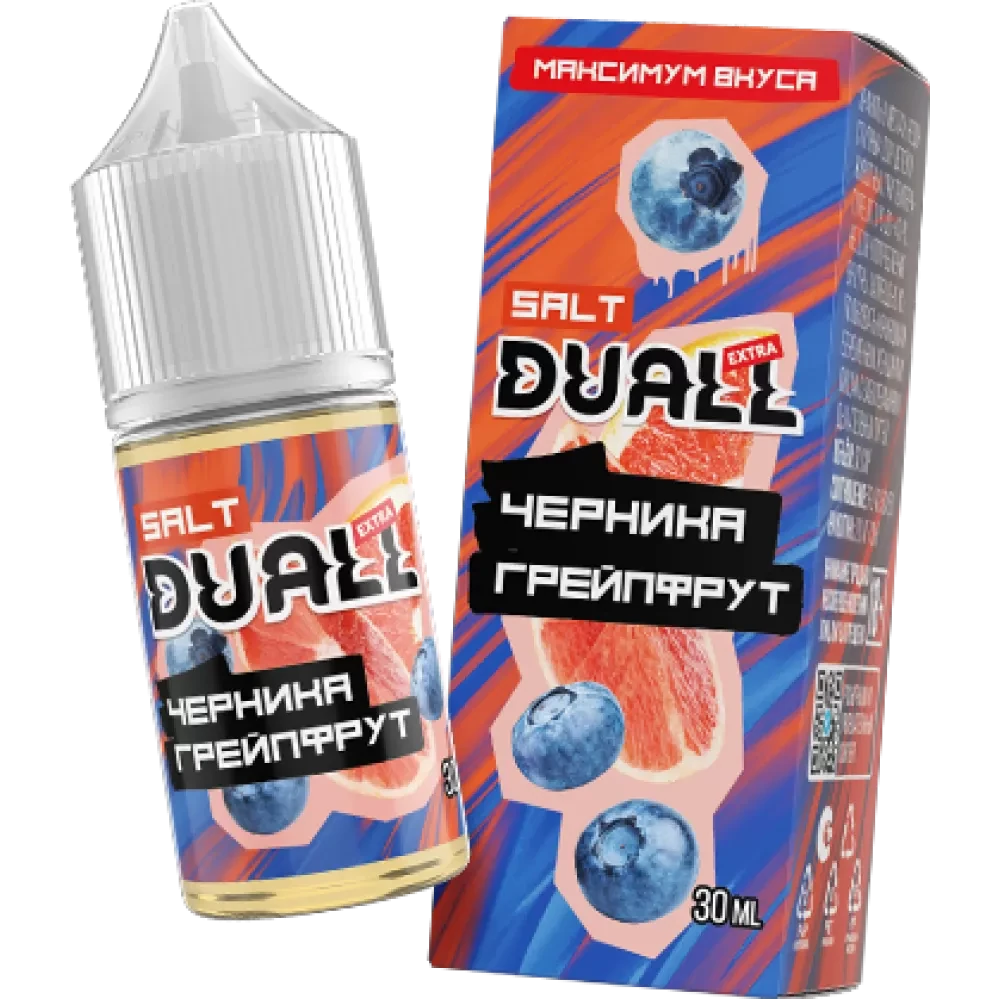 Жидкость Duall Salt Extra Hard 30 мл. 50 мг. - Черника Грейпфрут