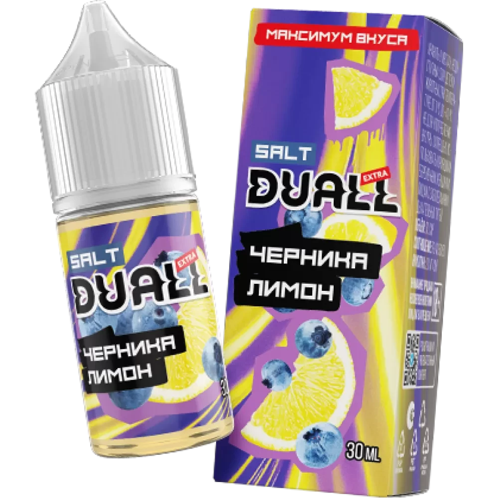 Жидкость Duall Salt Extra Hard 30 мл. 50 мг. - Черника Лимон