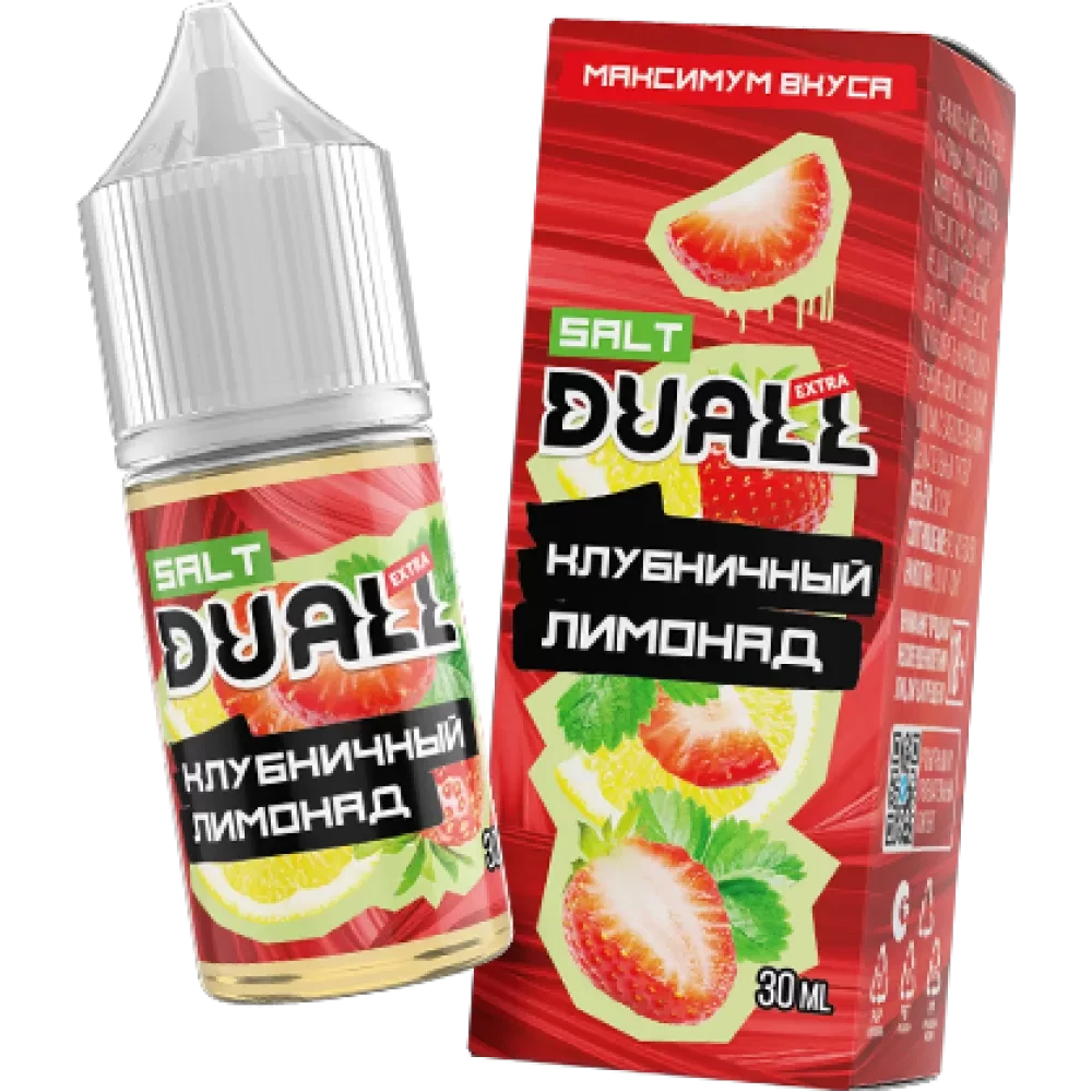 Жидкость Duall Salt Extra Hard 30 мл. 50 мг. - Клубничный Лимонад