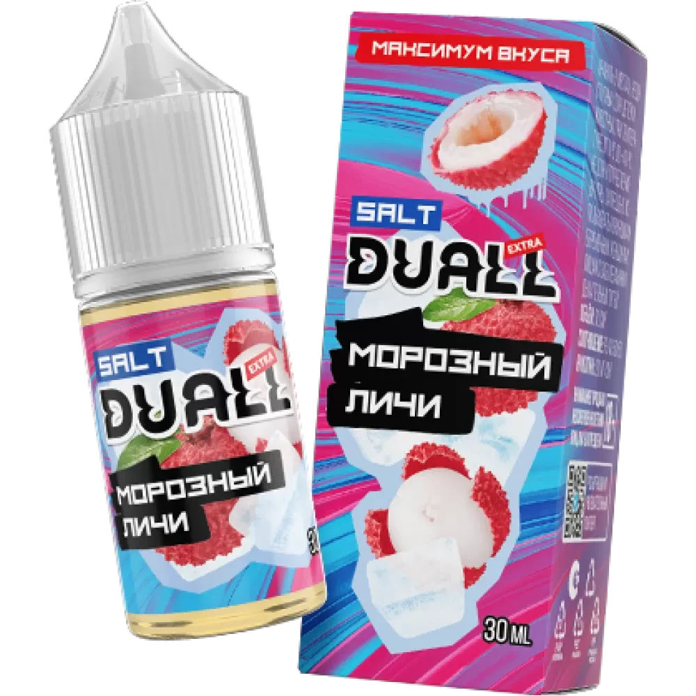 Жидкость Duall Salt Extra Hard 30 мл. 50 мг. - Морозный личи