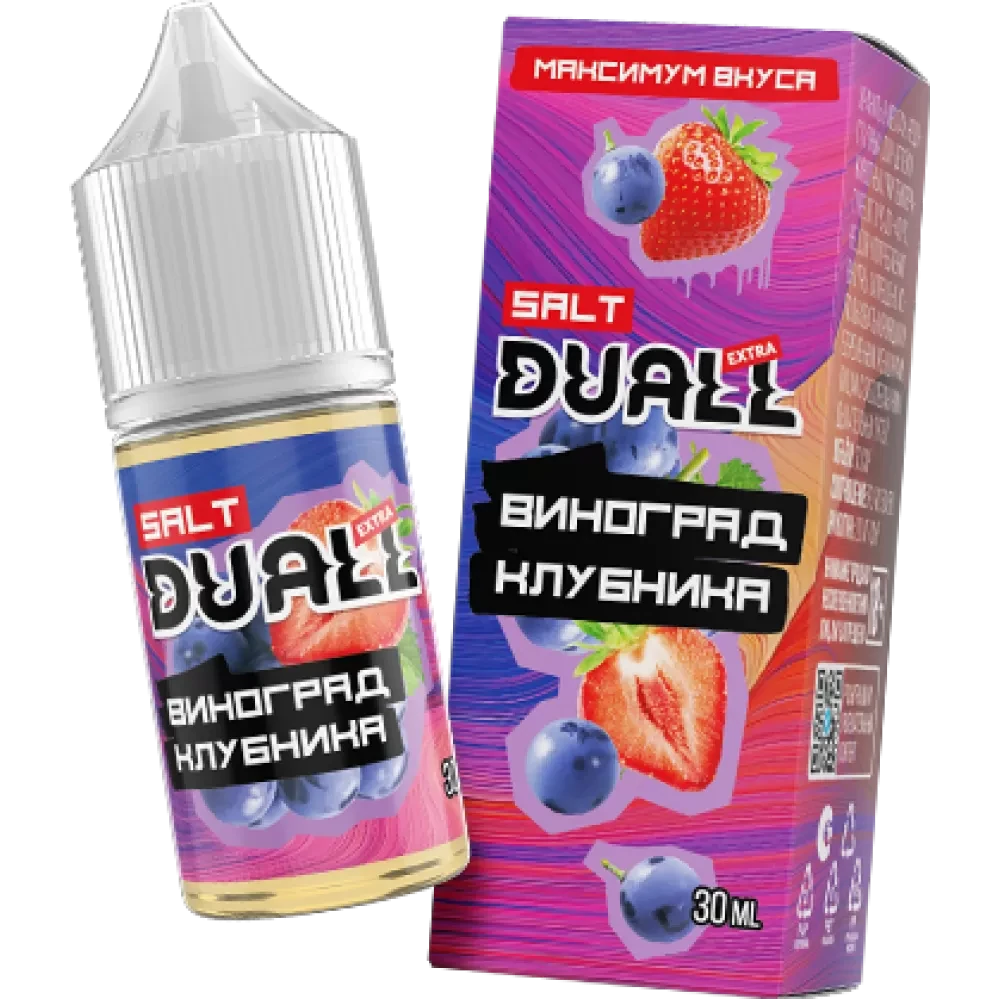 Жидкость Duall Salt Extra Hard 30 мл. 50 мг. - Виноград Клубника