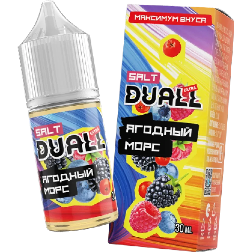 Жидкость Duall Salt Extra Hard 30 мл. 50 мг. - Ягодный Морс