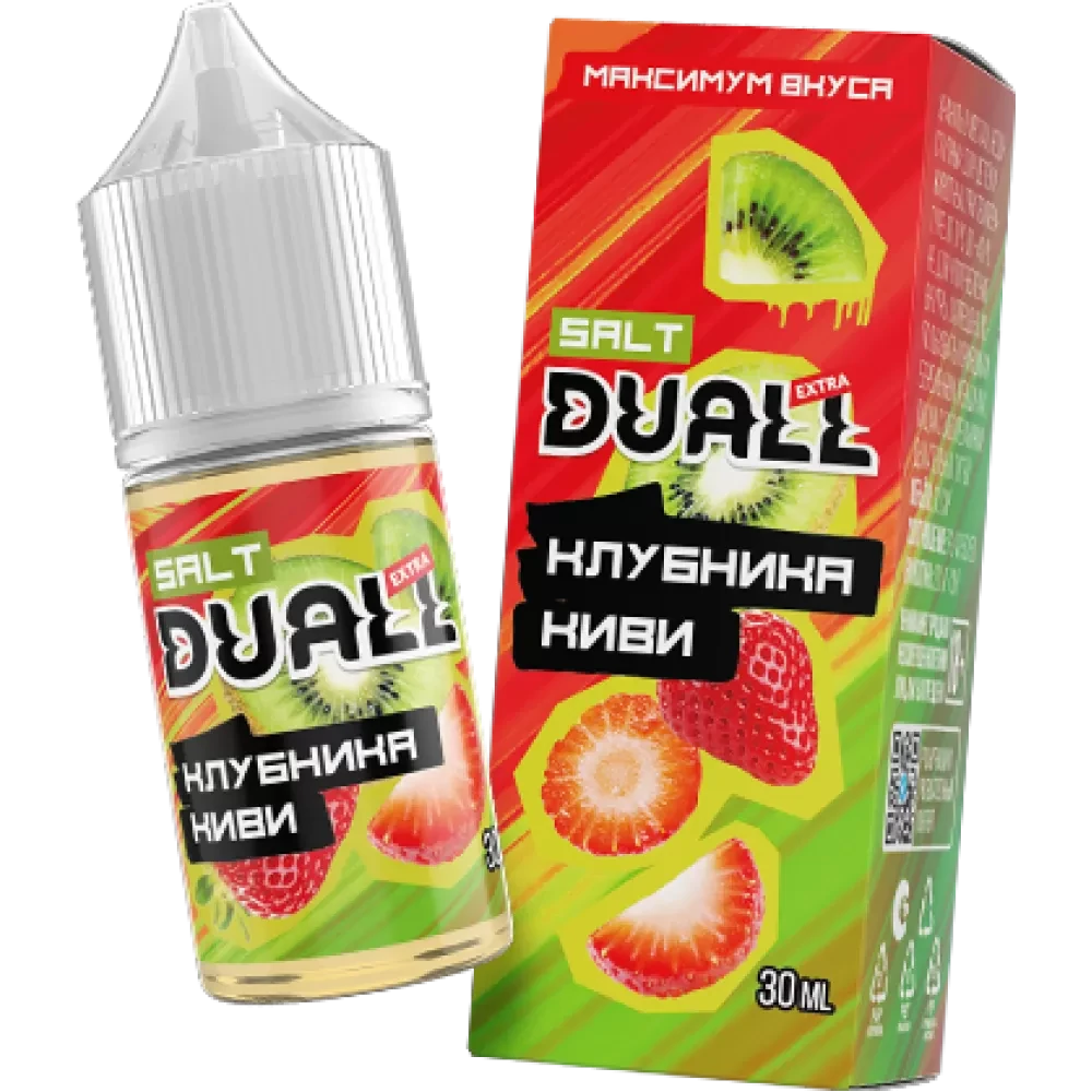 Жидкость Duall Salt Extra Light 30 мл. 20 мг. - Клубника Киви