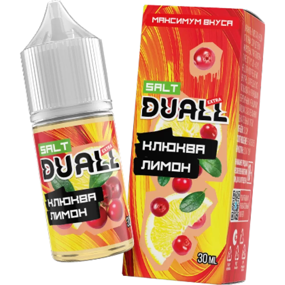 Жидкость Duall Salt Extra Light 30 мл. 20 мг. - Клюква Лимон