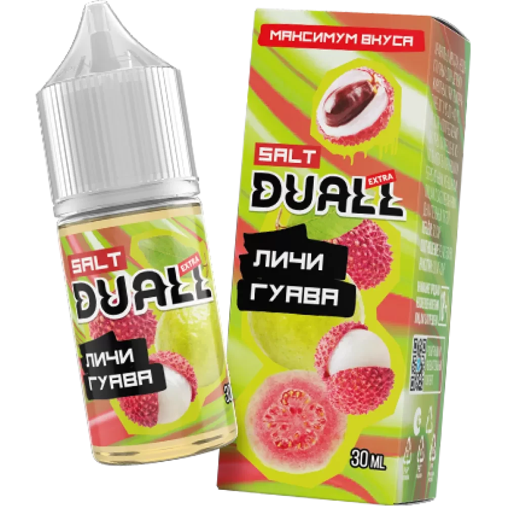 Жидкость Duall Salt Extra Light 30 мл. 20 мг. - Личи гуава