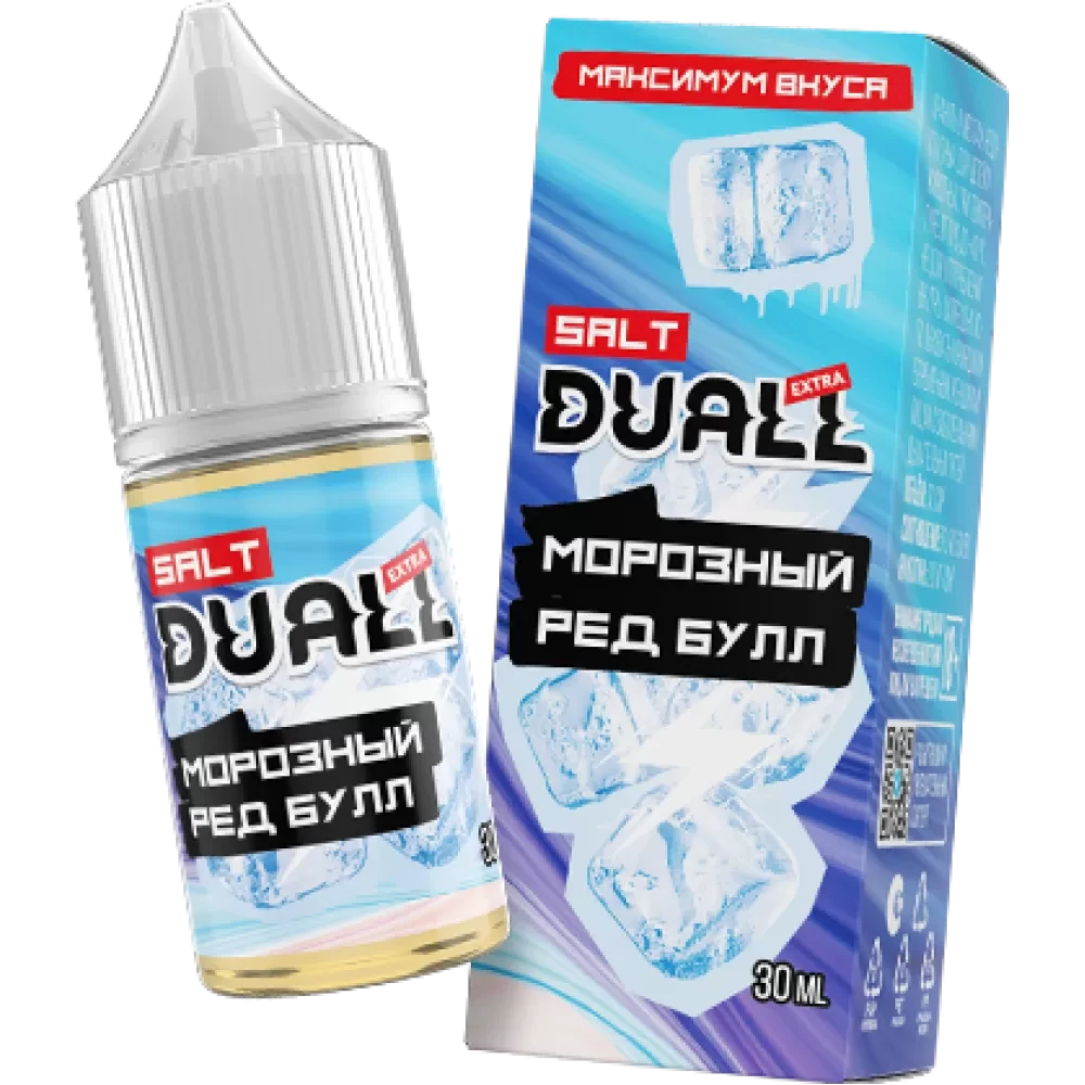 Жидкость Duall Salt Extra Light 30 мл. 20 мг. - Морозный ред булл