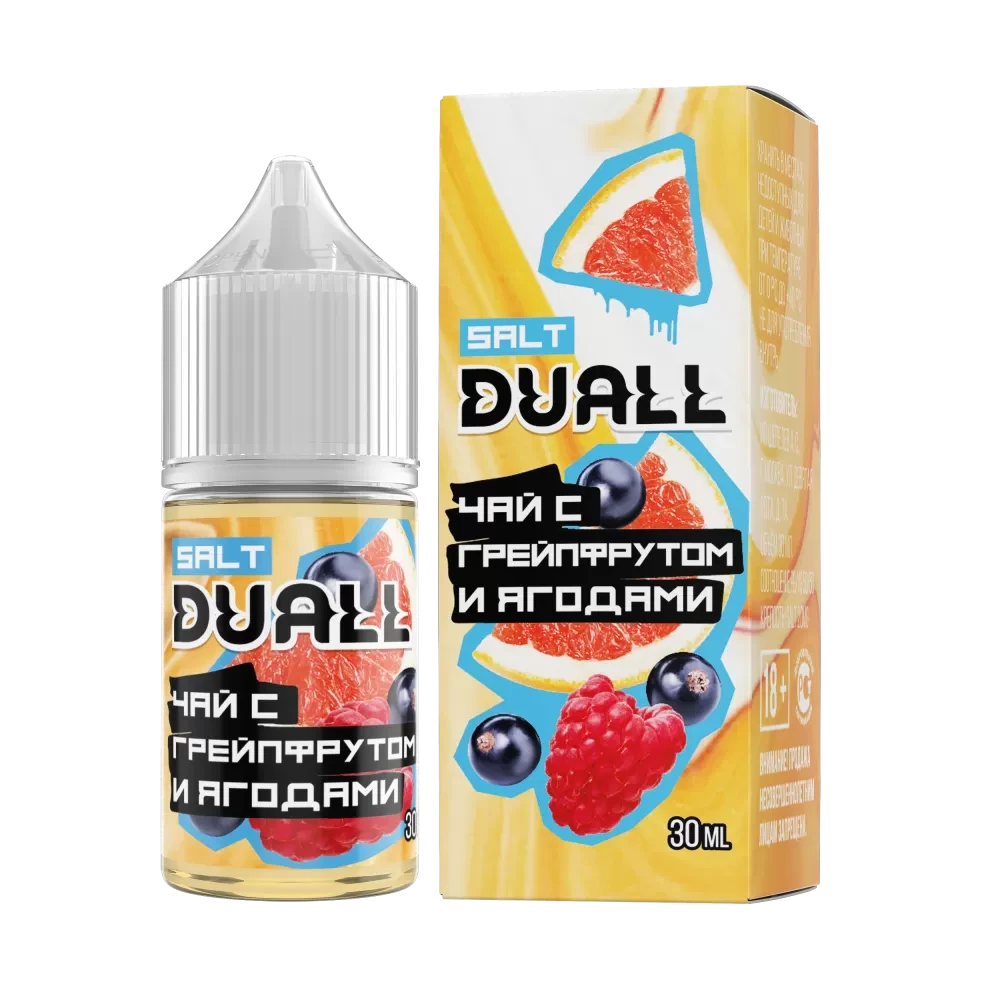 Жидкость Duall Salt Hard 30 мл. 50 мг. - Чай С Грейпфрутом И Ягодами