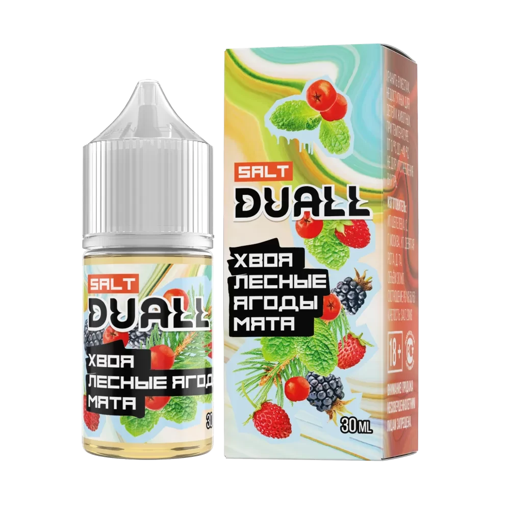 Жидкость Duall Salt Hard 30 мл. 50 мг. - Хвоя Лесные Ягоды Мята