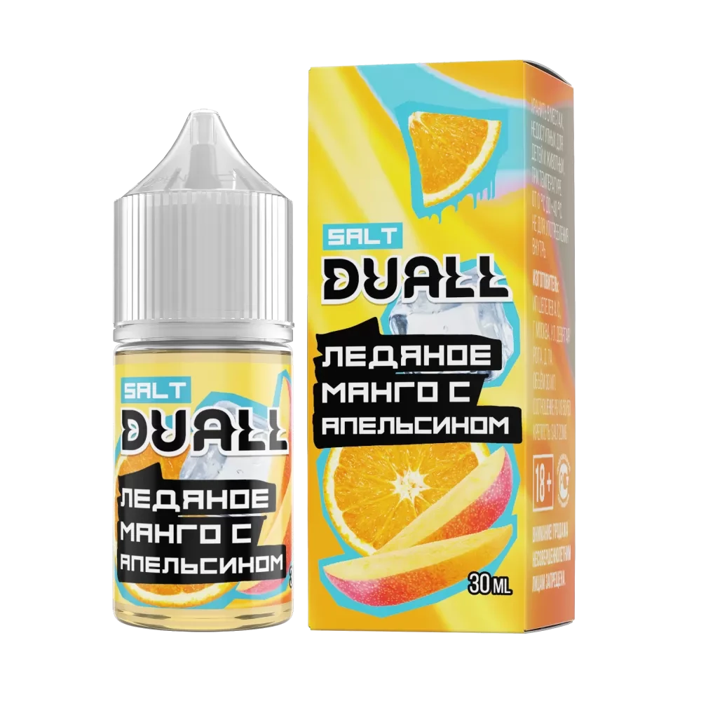 Жидкость Duall Salt Hard 30 мл. 50 мг. - Ледяное Манго С Апельсином