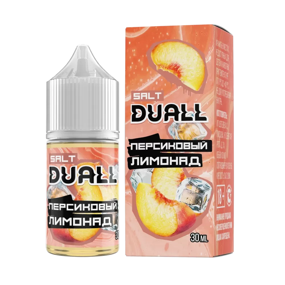 Жидкость Duall Salt Hard 30 мл. 50 мг. - Персиковый Лимонад