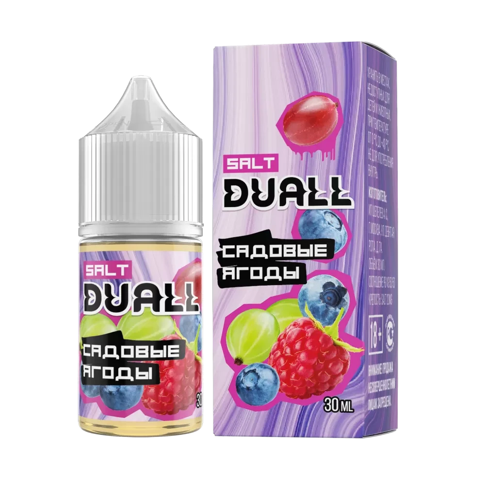 Жидкость Duall Salt Hard 30 мл. 50 мг. - Садовые Ягоды