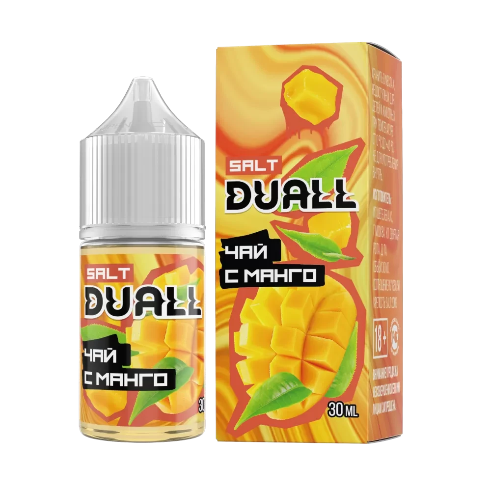 Жидкость Duall Salt Light 30 мл. 20 мг. - Чай С Манго