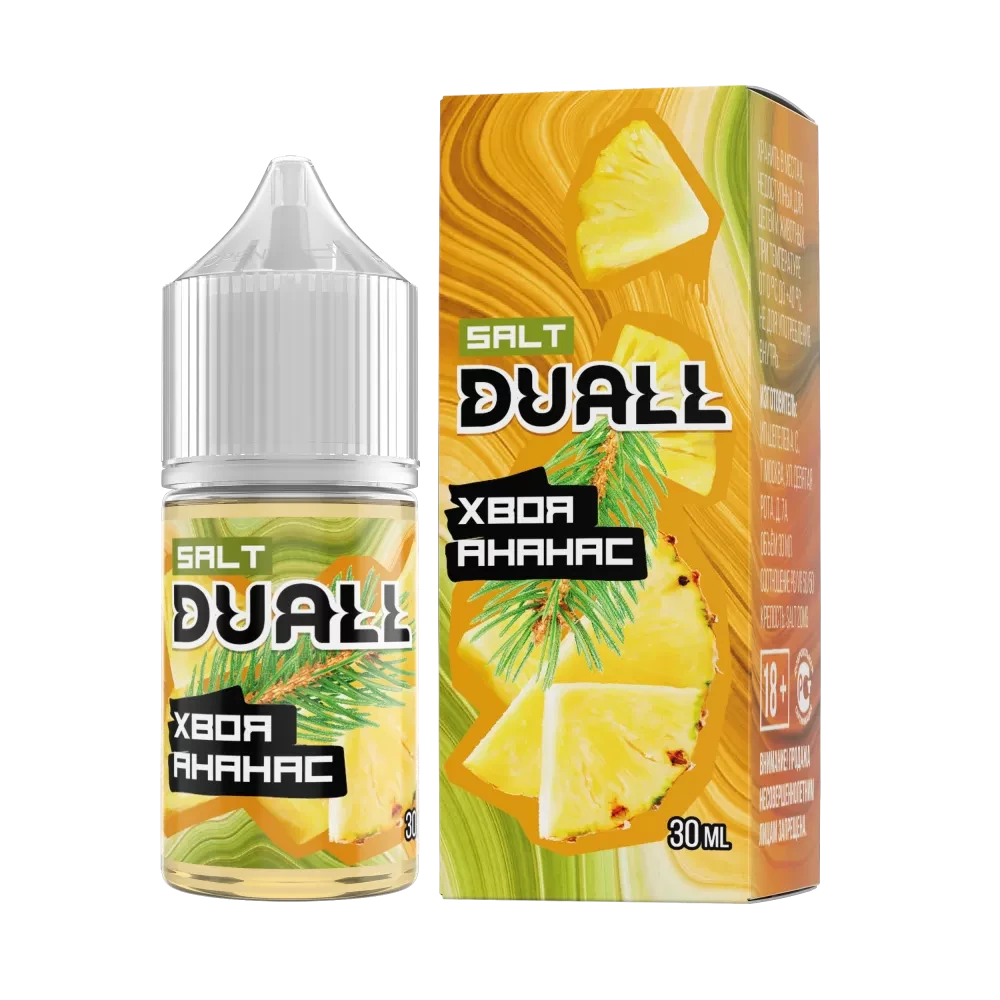 Жидкость Duall Salt Light 30 мл. 20 мг. - Хвоя Ананас
