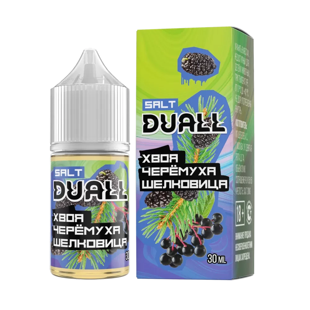 Жидкость Duall Salt Light 30 мл. 20 мг. - Хвоя Черемуха Шелковица