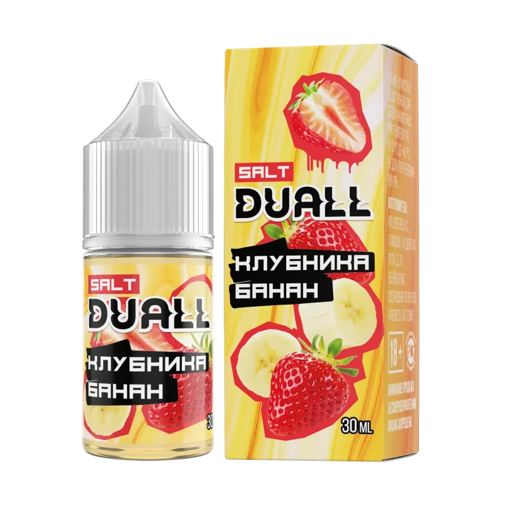 Жидкость Duall Salt Light 30 мл. 20 мг. - Клубника Банан