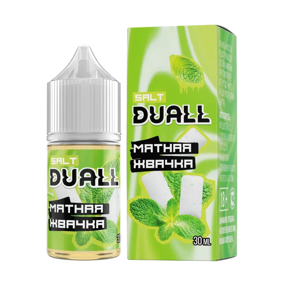 Жидкость Duall Salt Light 30 мл. 20 мг. - Мятная Жвачка