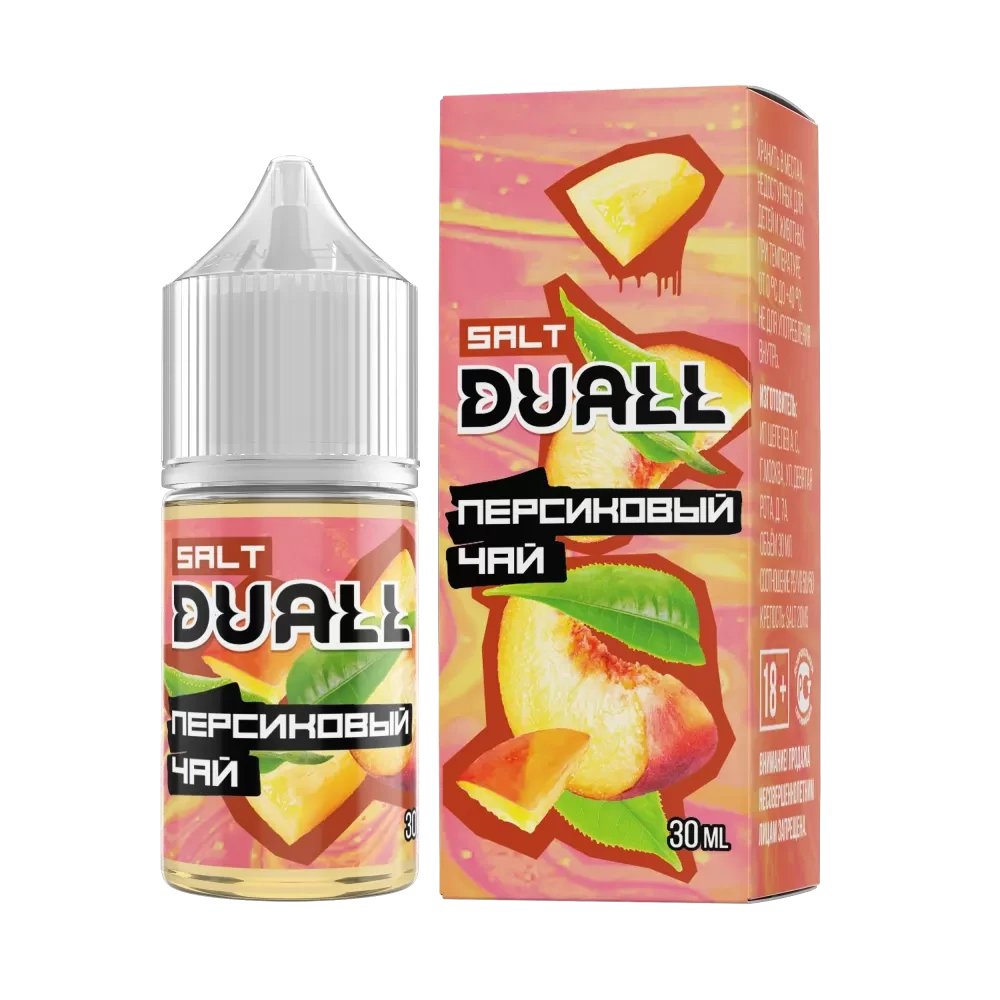 Жидкость Duall Salt Light 30 мл. 20 мг. - Персиковый Чай