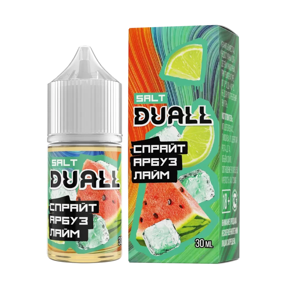 Жидкость Duall Salt Light 30 мл. 20 мг. - Спрайт Арбуз Лайм