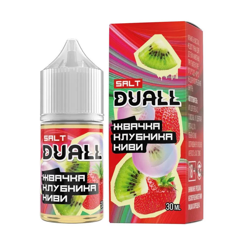 Жидкость Duall Salt Light 30 мл. 20 мг. - Жвачка Клубника Киви