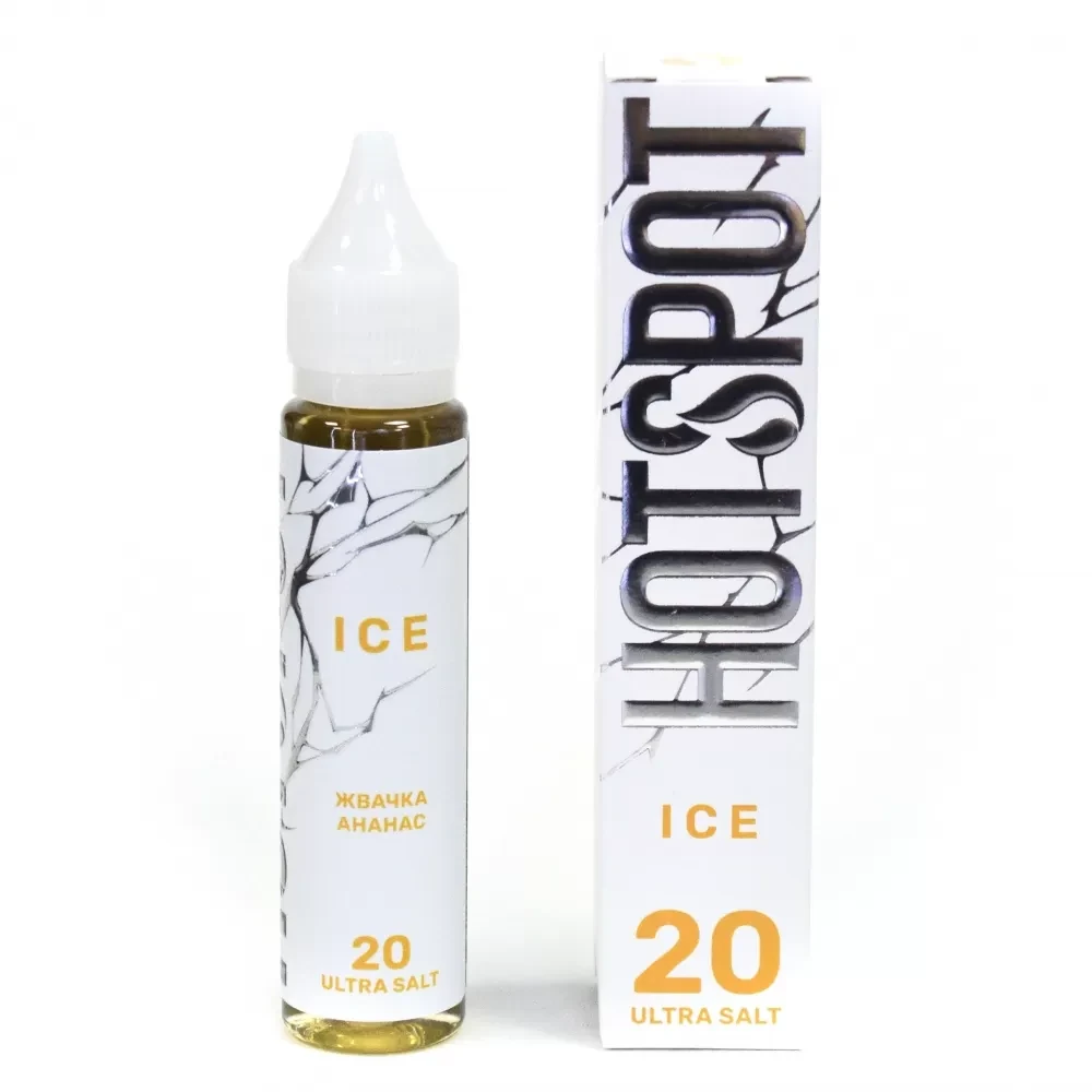 Жидкость HotSpot Ice Ultra 30 мл. 40 мг. - Жвачка-ананас