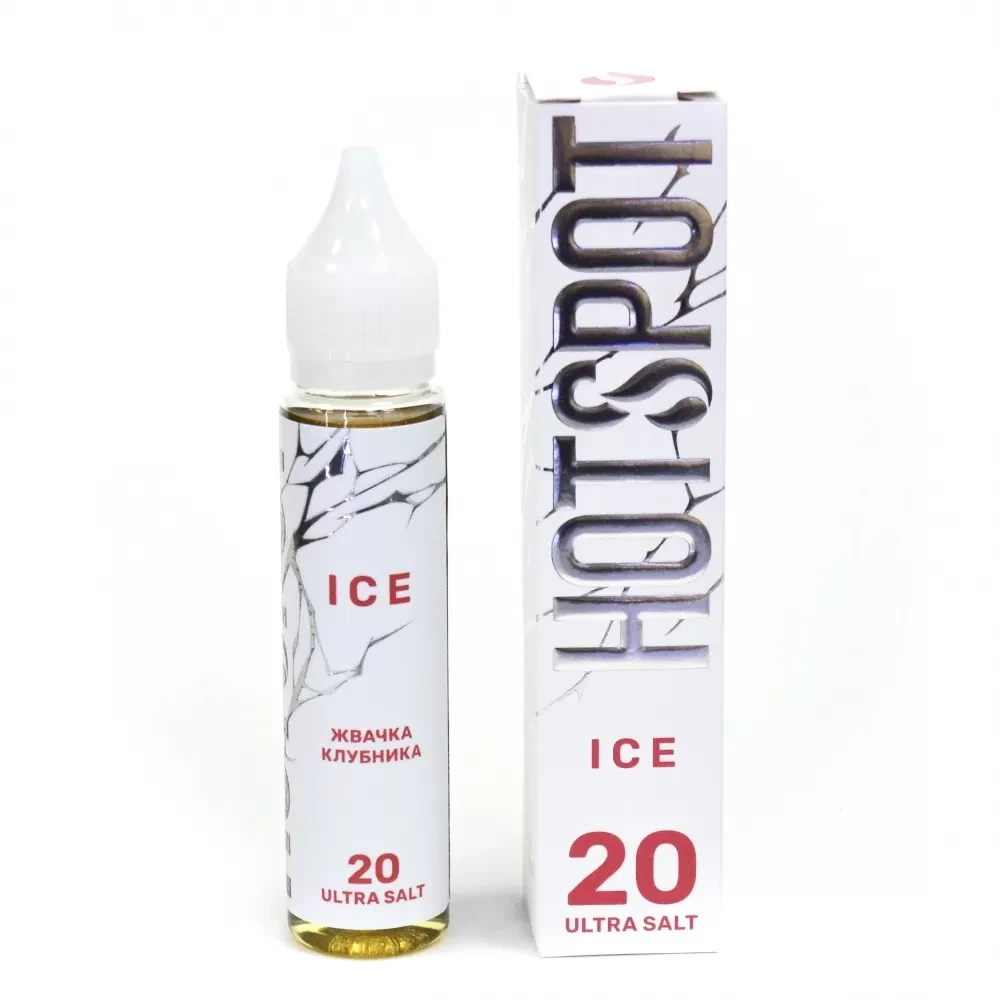 Жидкость HotSpot Ice Ultra 30 мл. 40 мг. - Жвачка-клубника