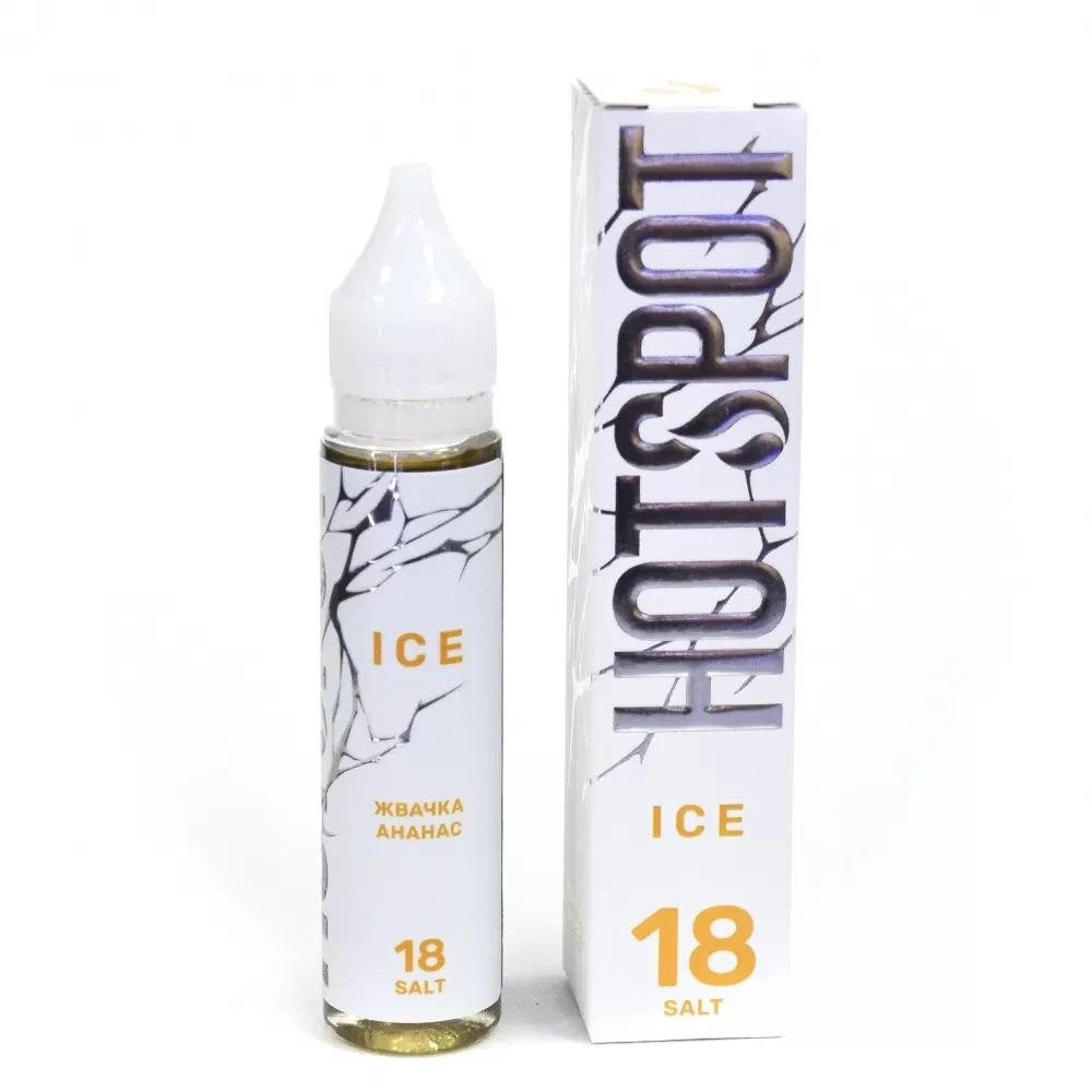 Жидкость HotSpot Ice 30 мл. 18 мг. - Жвачка-ананас