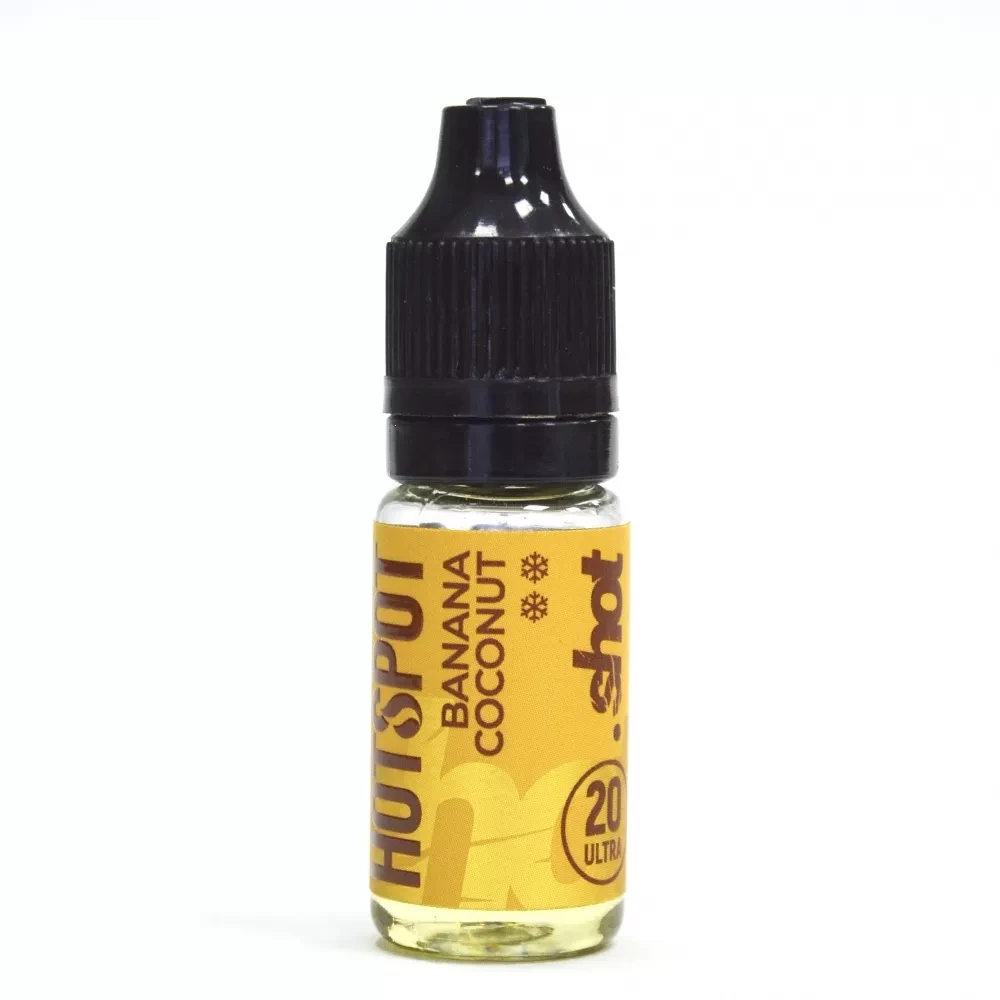 Жидкость HotSpot Shot Ultra 10 мл. 40 мг. - Banana Coconut