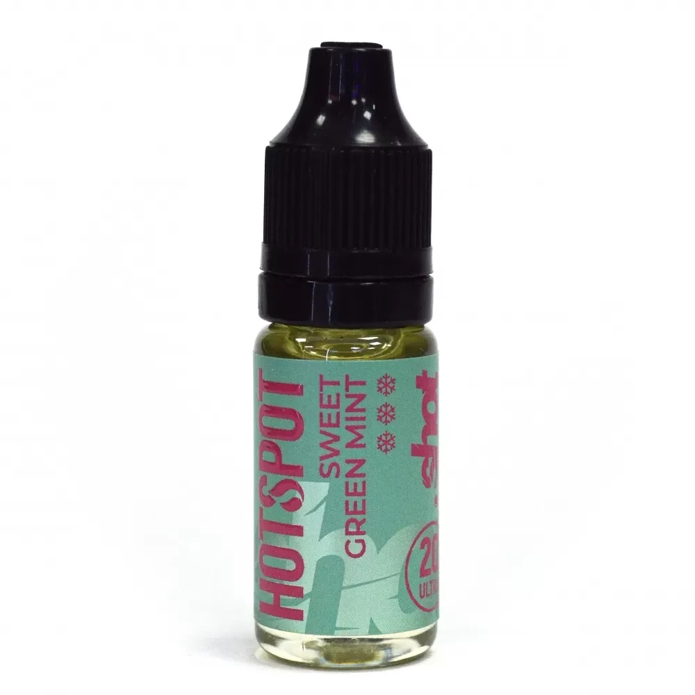 Жидкость HotSpot Shot Ultra 10 мл. 40 мг. - Sweet Green Mint