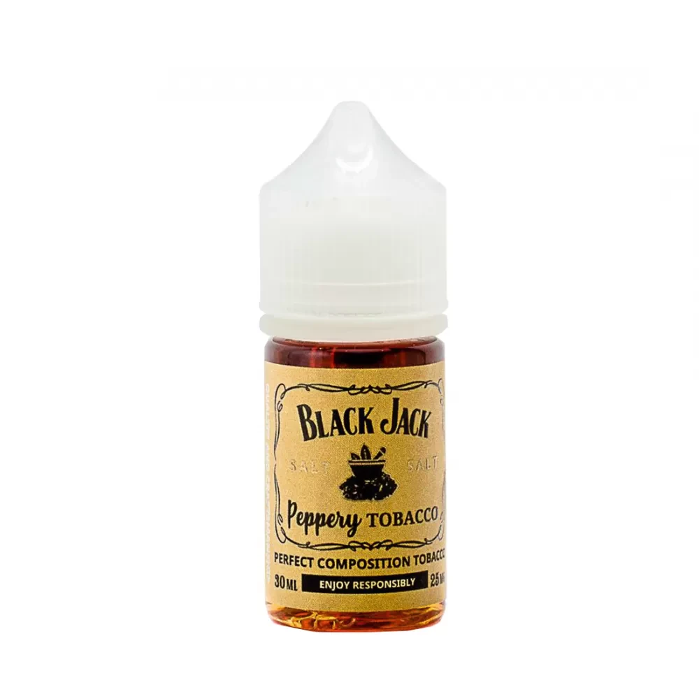 Жидкость Black Jack Strong 30 мл. - Peppery Tobacco