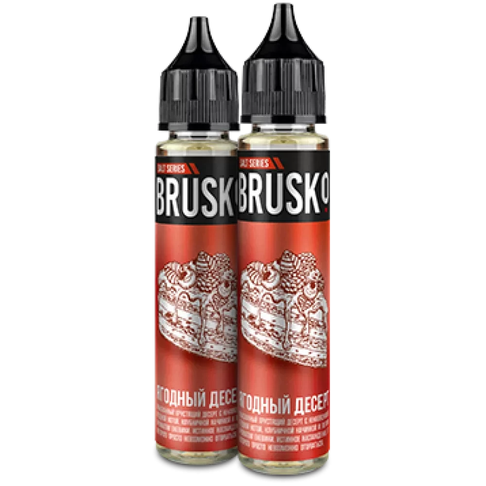 Жидкость Brusko Salt 30 мл. 20 мг. - Гранатовый сок со смородиной и лимоном