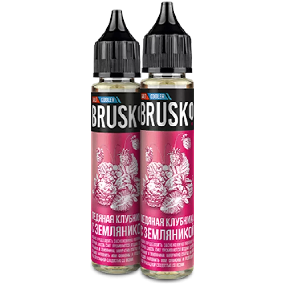 Жидкость Brusko Salt 30 мл. 20 мг. - Ледяная клубника с земляникой