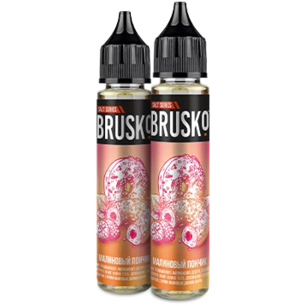 Жидкость Brusko Salt 30 мл. 20 мг. - Малиновый пончик