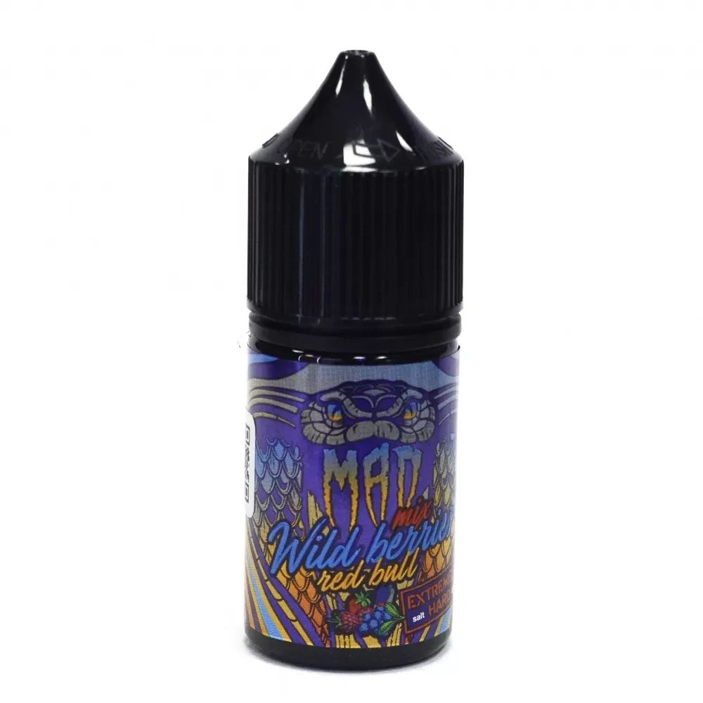 Жидкость MAD, 30 ml - Лесные ягоды, ред булл
